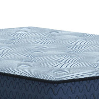 Peko Bonnell Queen Mattress, Cooling Coil Foam Support, Blue Fabric 8 Inch - BM354668