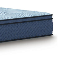 Pmy Hybrid Twin Mattress with Cooling Coil, Edge Support System, Blue 12 Inch