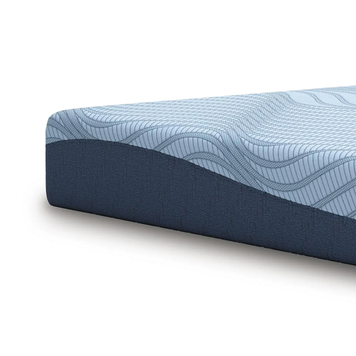 Ammy Memory Foam Full Mattress, Firm Foam Support, Light Blue Fabric 10 Inch