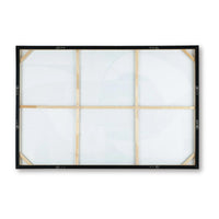 Archy Framed Canvas Wall Art, Geometric Abstract Design, Multicolor 48x72