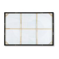 Archy Framed Canvas Wall Art, Geometric Abstract Design, Multicolor 48x72