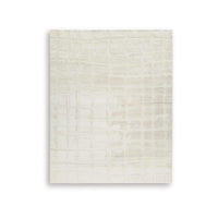 Malvin 8x10 Large Washable Area Rug, Geometric Motifs, Sandstone Beige