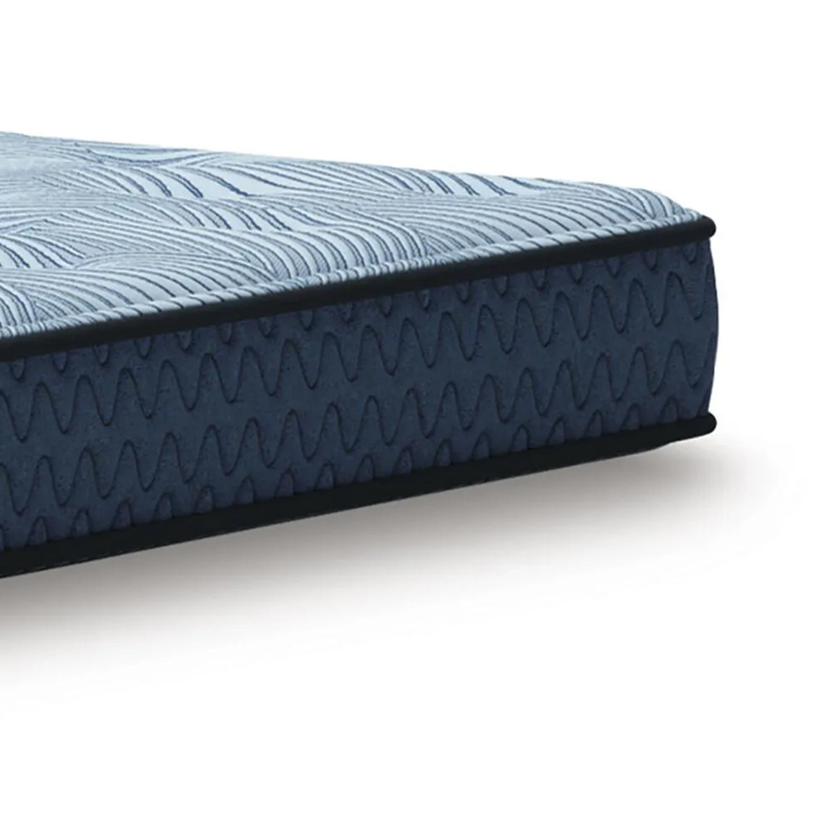 Peko King Tight Top Mattress, Blue Hyper Cool Stretch Knit Cover 8 Inch
