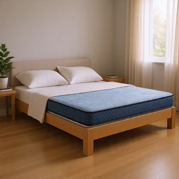 Peko King Tight Top Mattress, Blue Hyper Cool Stretch Knit Cover 8 Inch