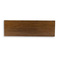 Beca Sofa Console Table, 60 Inch Hinged Flip Top, Lower Shelf, Brown