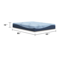 Ammy Queen, Firm Comfort, High Density Memory Foam, Polyester, 10 Inch
