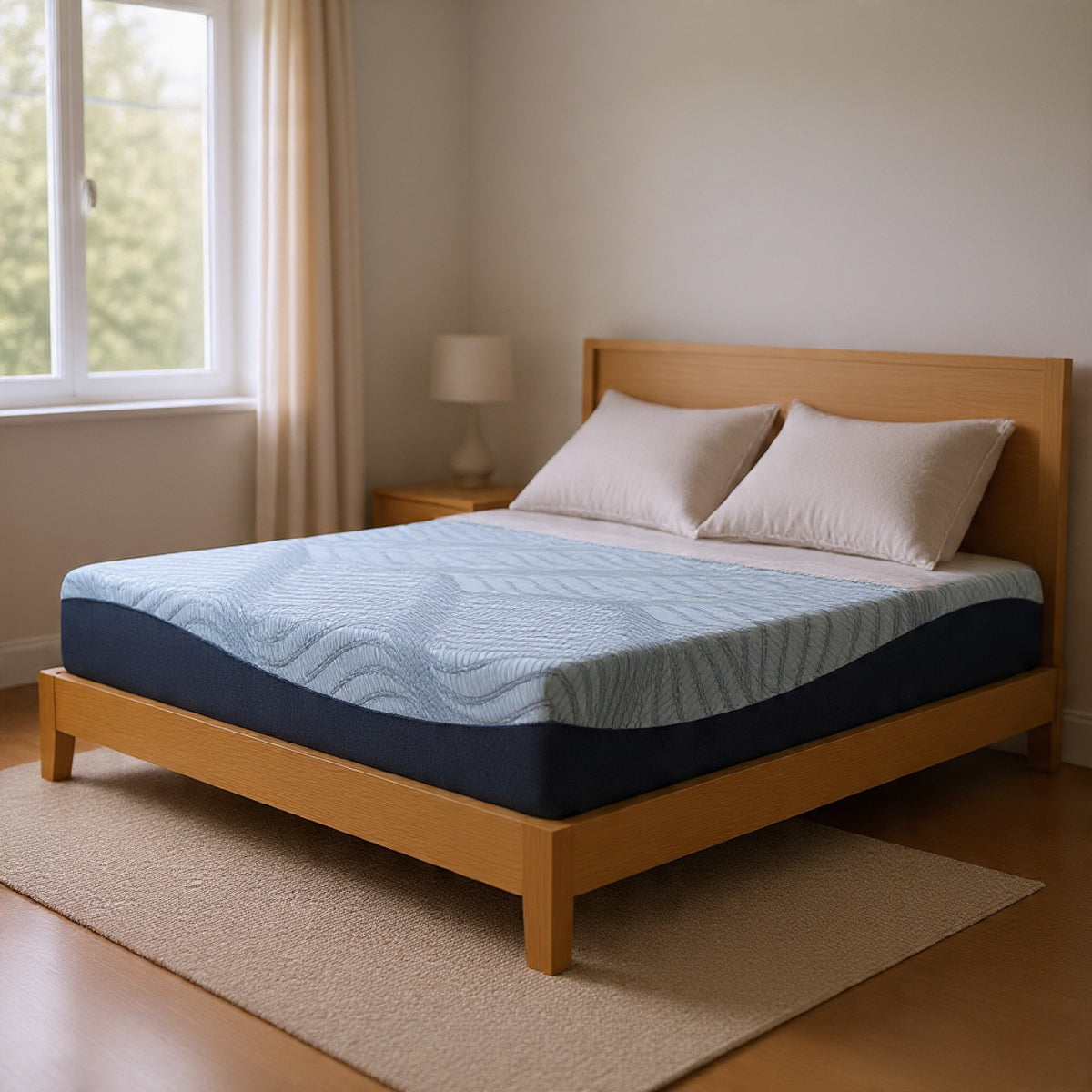 Ammy Queen, Firm Comfort, High Density Memory Foam, Polyester, 10 Inch