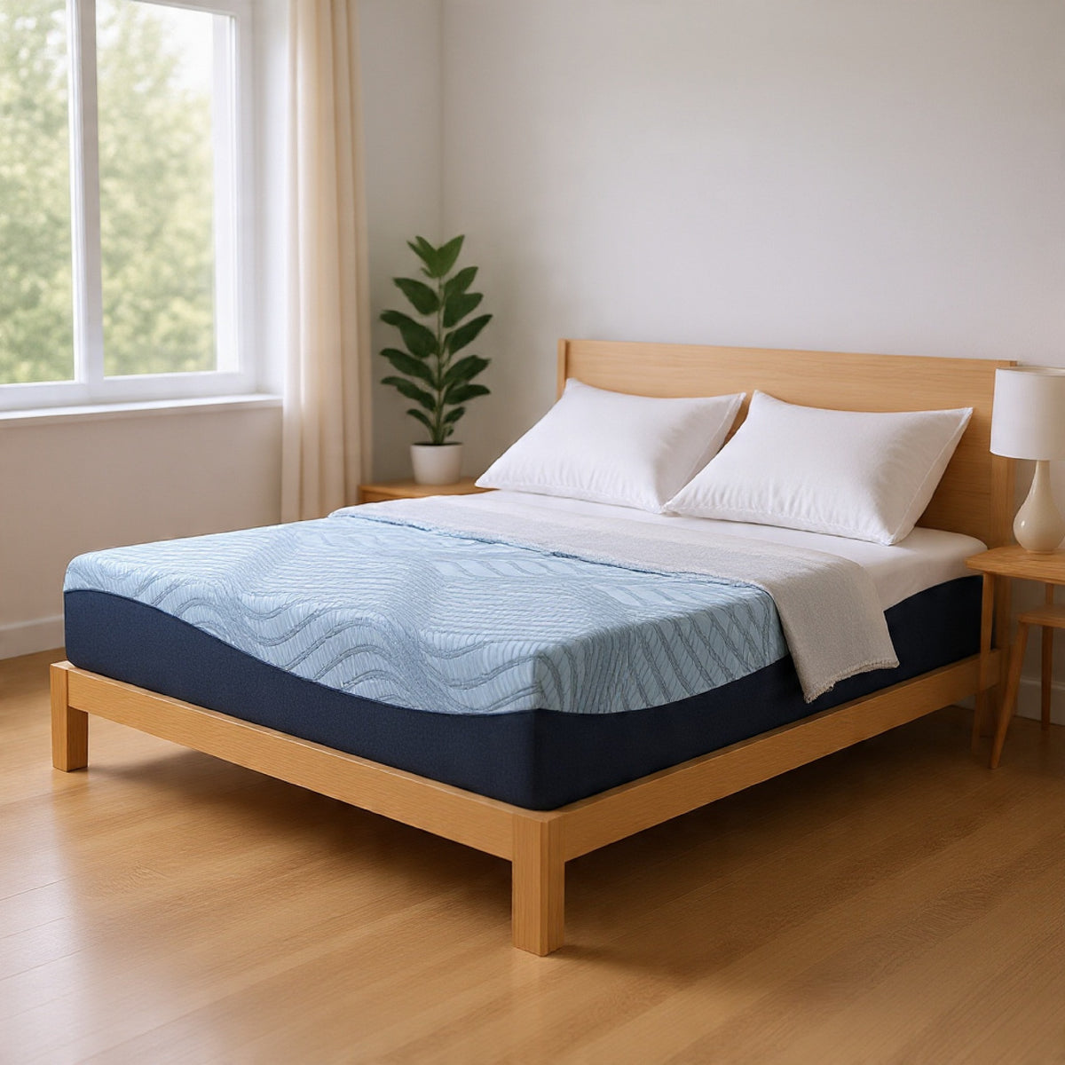 Ammy Queen, Firm Comfort, High Density Memory Foam, Polyester, 10 Inch