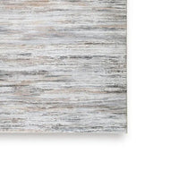 Myas 8 x 10 Large Area Rug, Memory Foam Pad, Abstract Gray Brown Faux Fur - BM354708