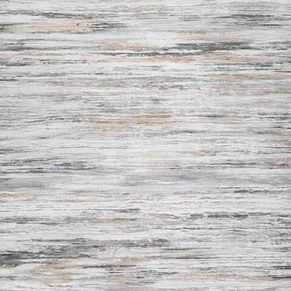 Myas 8 x 10 Large Area Rug, Memory Foam Pad, Abstract Gray Brown Faux Fur - BM354708