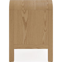 Danny Nightstand, 1 Drawer and Shelf, USB Ports, Timber Meranti Wood-BM354797