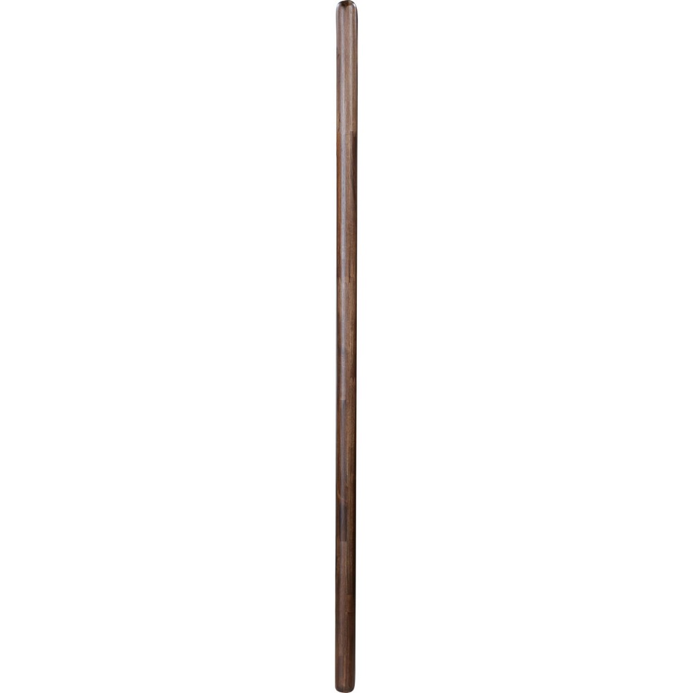 Sally Floor Mirror with Beveled Glass, Rounded Edge, Brown Acacia Wood 28x66-BM354829