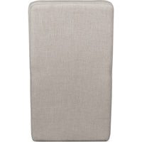 Livvy Dining Chair with Pitched Back, Wood, Natural Linen Fabric-BM354927
