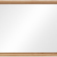 Tammy Wall or Dresser Mirror, Japandi Style, Flaxen Ash Wood Frame 37x47-BM354947