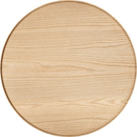 Oslo Lift-Top Coffee Table, Storage, Casters in Barley-White Wood 35 Inch Round-BM354955