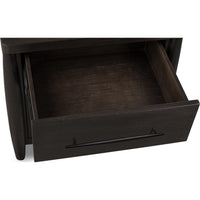 Kevin Nightstand with 2 Drawers, Cord Management, Minx Acacia Wood-BM355024
