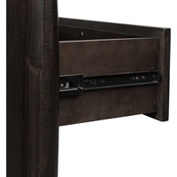 Kevin Nightstand with 3 Drawers, Cord Management, Minx Acacia Wood-BM355025
