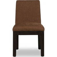 Rissa Dining Chair, Pineapple Brown Chenille Fabric, Acacia Wood-BM355040