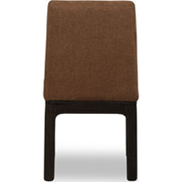 Rissa Dining Chair, Pineapple Brown Chenille Fabric, Acacia Wood-BM355040