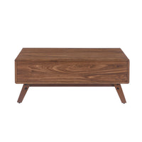 Dolly Mid-Century Lift Top Coffee Table, Hidden Storage, Walnut MDF 39 Inch - BM355141