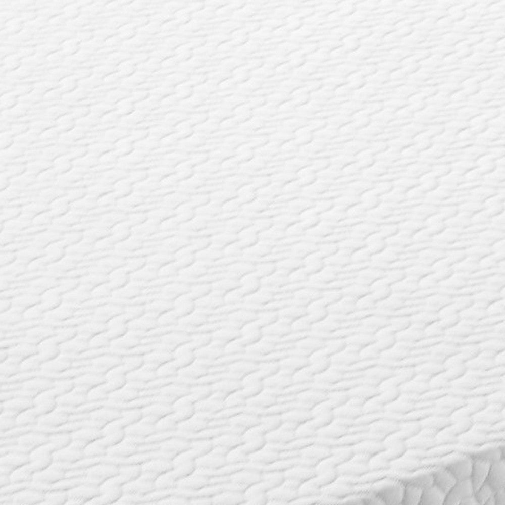 Kamya Twin Gel Memory Foam Mattress, Firm Tencel Cover, White Fabri 8 Inch-BM355185