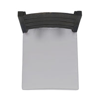 Outdoor Armless Dining Chair Set of 2, Water Resistant Cushions, Gray-BM355253