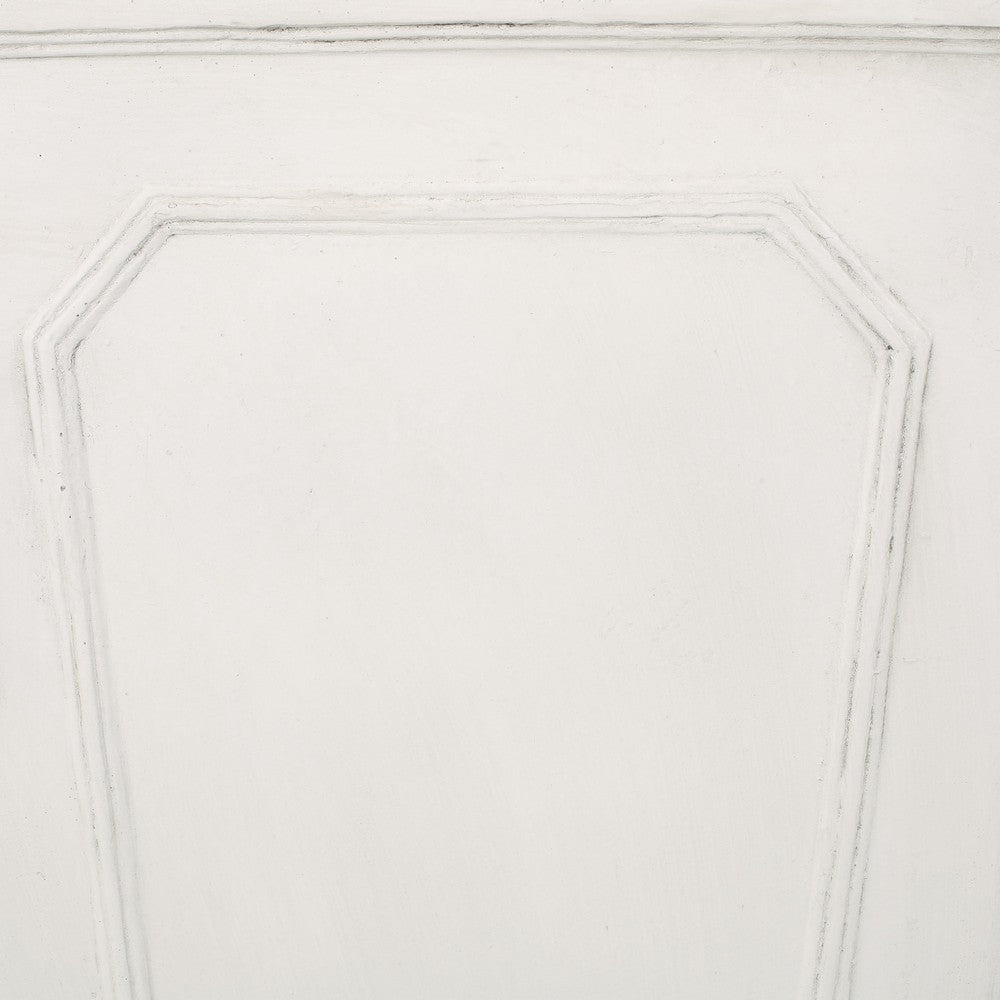 Rahu Tall Tapered Planter, Framed Panel,  Antique White Concrete 31 Inch - BM355295