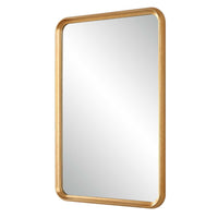 Decorative Wall Mirror, Champagne Gold Leaf, 20x30 Rectangular Frame