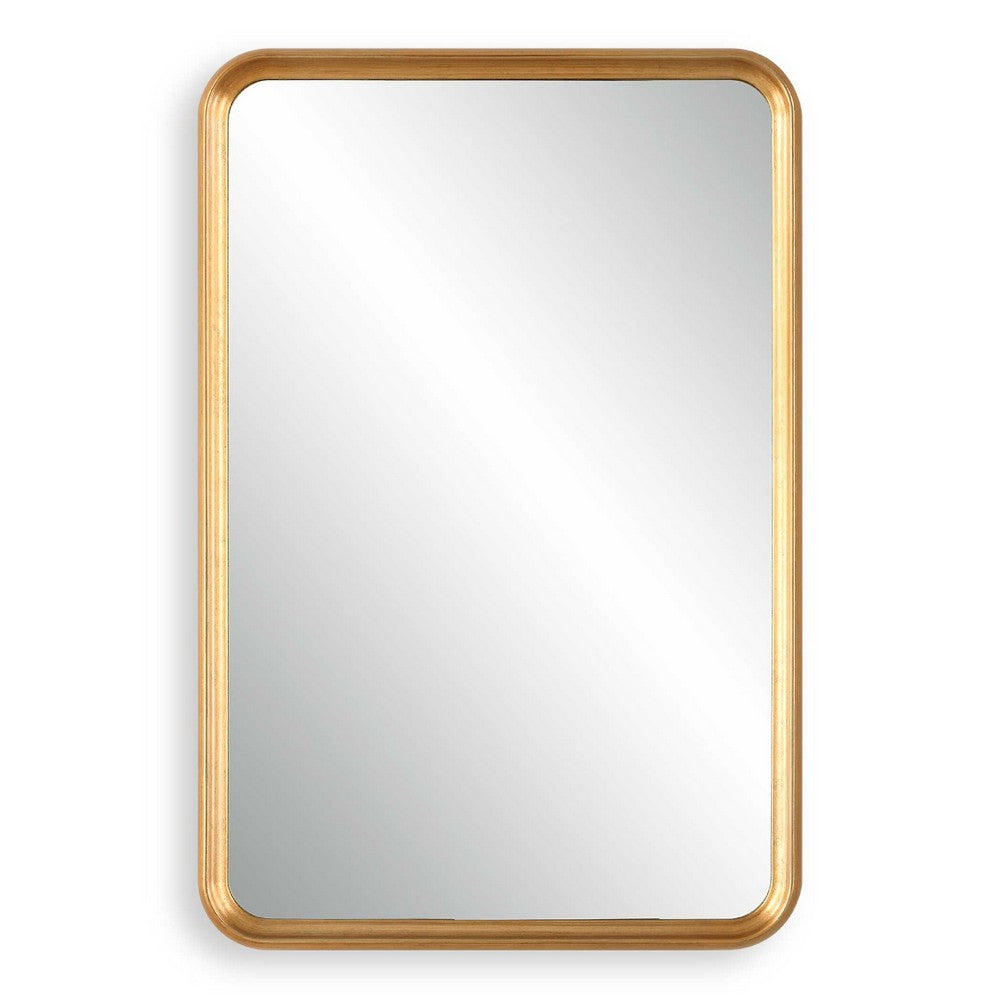 Decorative Wall Mirror, Champagne Gold Leaf, 20x30 Rectangular Frame