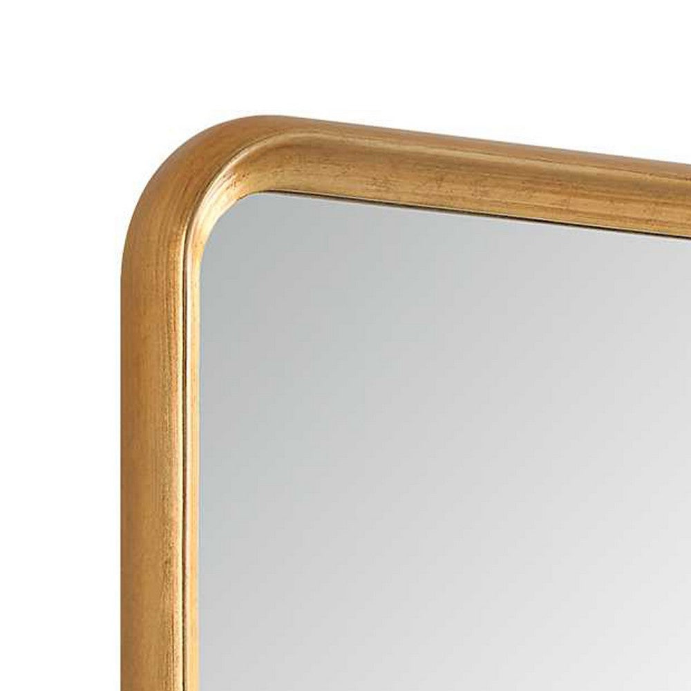 Decorative Wall Mirror, Champagne Gold Leaf, 20x30 Rectangular Frame