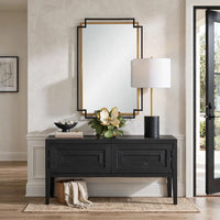 Modern Wall Mirror, Art Deco Bronze and Gold Layered Frame, 22x34