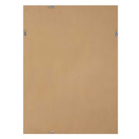 Raga Accent Wall Mirror, Basket Weave Design, Beige and Dark Brown 28x38