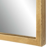 Kona Accent Wall Mirror, Scalloped Corners, Gold Leaf Finish 22x36