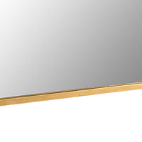 Kona Accent Wall Mirror, Scalloped Corners, Gold Leaf Finish 22x36