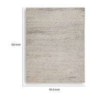 Bina 8x10 Large Area Rug, Trellis Pattern, Beige Polypropylene Polyester - BM355547
