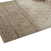 Baku 8x10 Large Area Rug, Medallion Motif, Ivory Polypropylene Polyester - BM355548