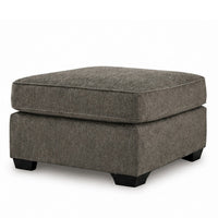Oly Oversized Accent Ottoman, Foam Seat, Graphite Gray Polyester, 36 Inch - BM355550