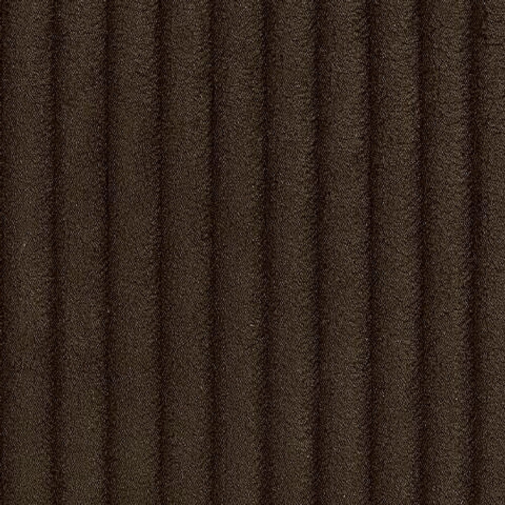 Kimi Oversized Square Ottoman, Foam Fill Chocolate Brown Corduroy 40 Inch - BM355552