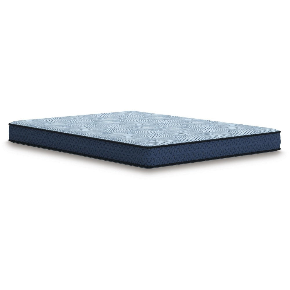 Peko Full Hybrid Mattress, Blue Hyper Cool Stretch Knit Cover 8 Inch - BM355556