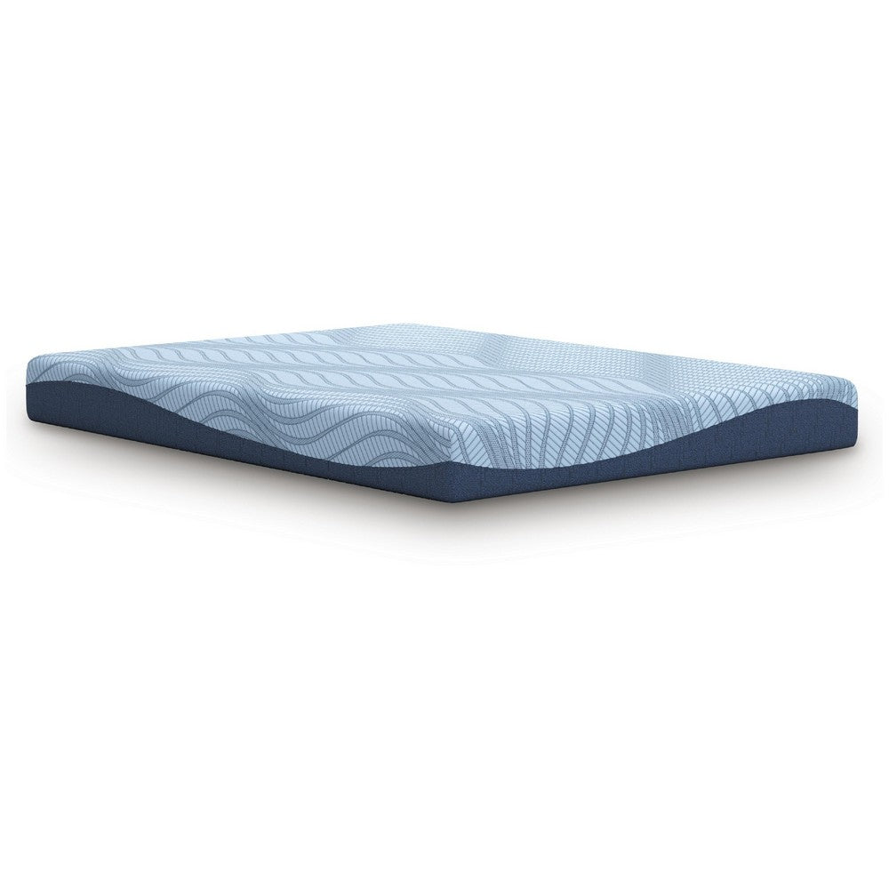 Ryna Twin Mattress, Memory Foam, Light Blue  Stretch Knit Cover 8 Inch - BM355557