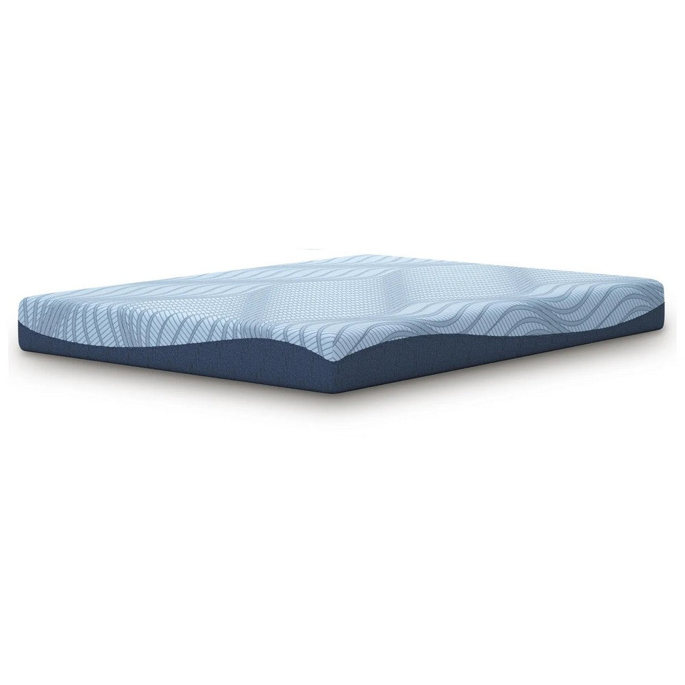 Ryna Twin Mattress, Memory Foam, Light Blue  Stretch Knit Cover 8 Inch - BM355557