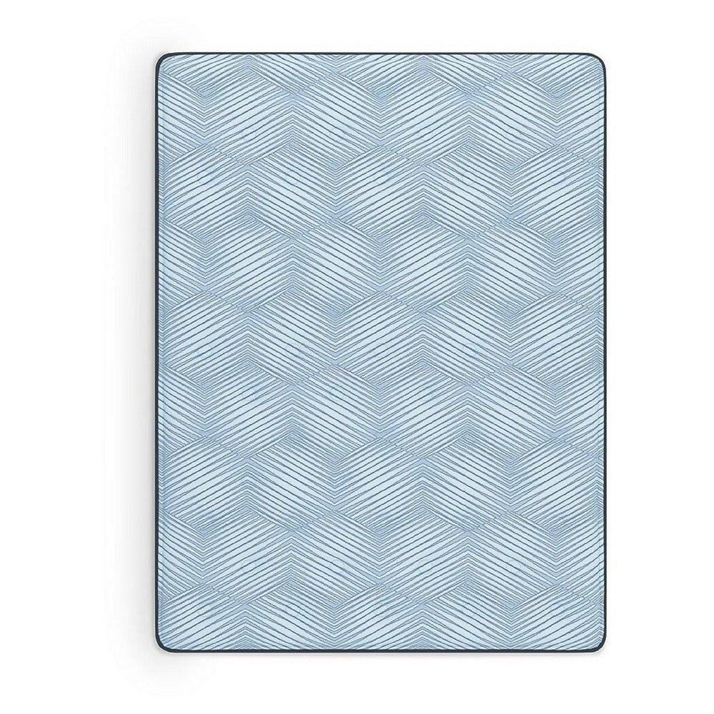 Pmy Twin Hybrid Mattress, Blue Hyper Cool Stretch Knit Cover 10 Inch - BM355558