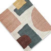 Fyna Geometric Large Area Rug w Shag, 30mm Pile, Gray Polypropylene 8x10 - BM355560