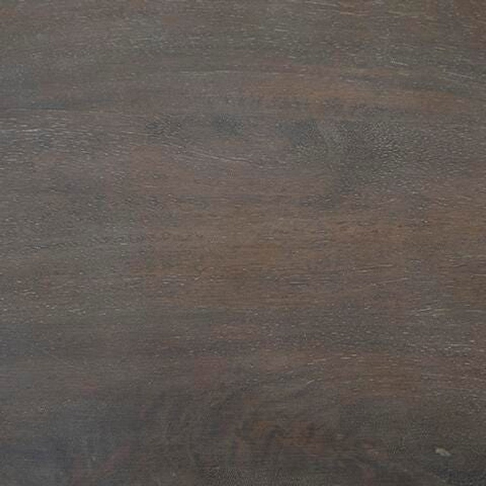 Corno Oblong Accent Table, Pebble-Shaped Body w Pedestal, Brown 21 Inch - BM355561