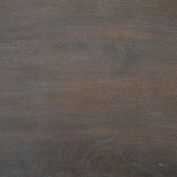 Corno Oblong Accent Table, Pebble-Shaped Body w Pedestal, Brown 21 Inch - BM355561