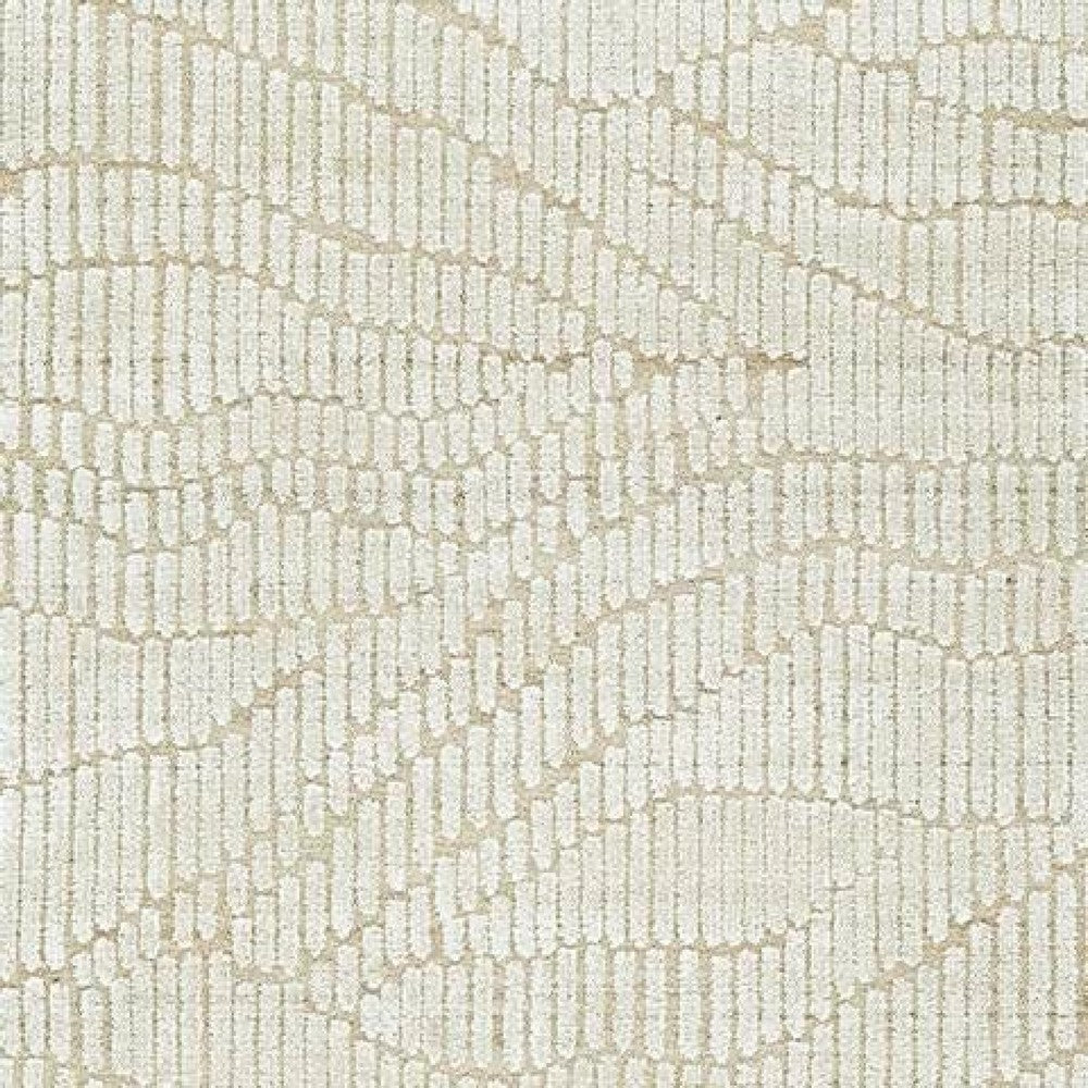Jaen Medium Rug, Abstract Design, 7mm Pile, Beige and Tan Wool Bamboo 5x7 - BM355562