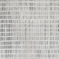 Turo Striped Large Area Rug, 16mm Pile, Ivory and Black Polyester 8x10 - BM355565