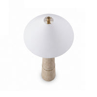 Parl Floor Lamp, Empire Shade, Conical Body, Brown Polyresin 68 Inch - BM355576