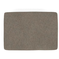 Teu Accent Ottoman, Poly Fiber Foam Seat, Suede Brown Polyester, 34 Inch - BM355578