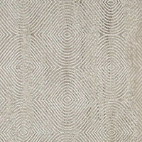 Bina 5x7 Medium Area Rug, Trellis Pattern, Beige, Brown Polyester